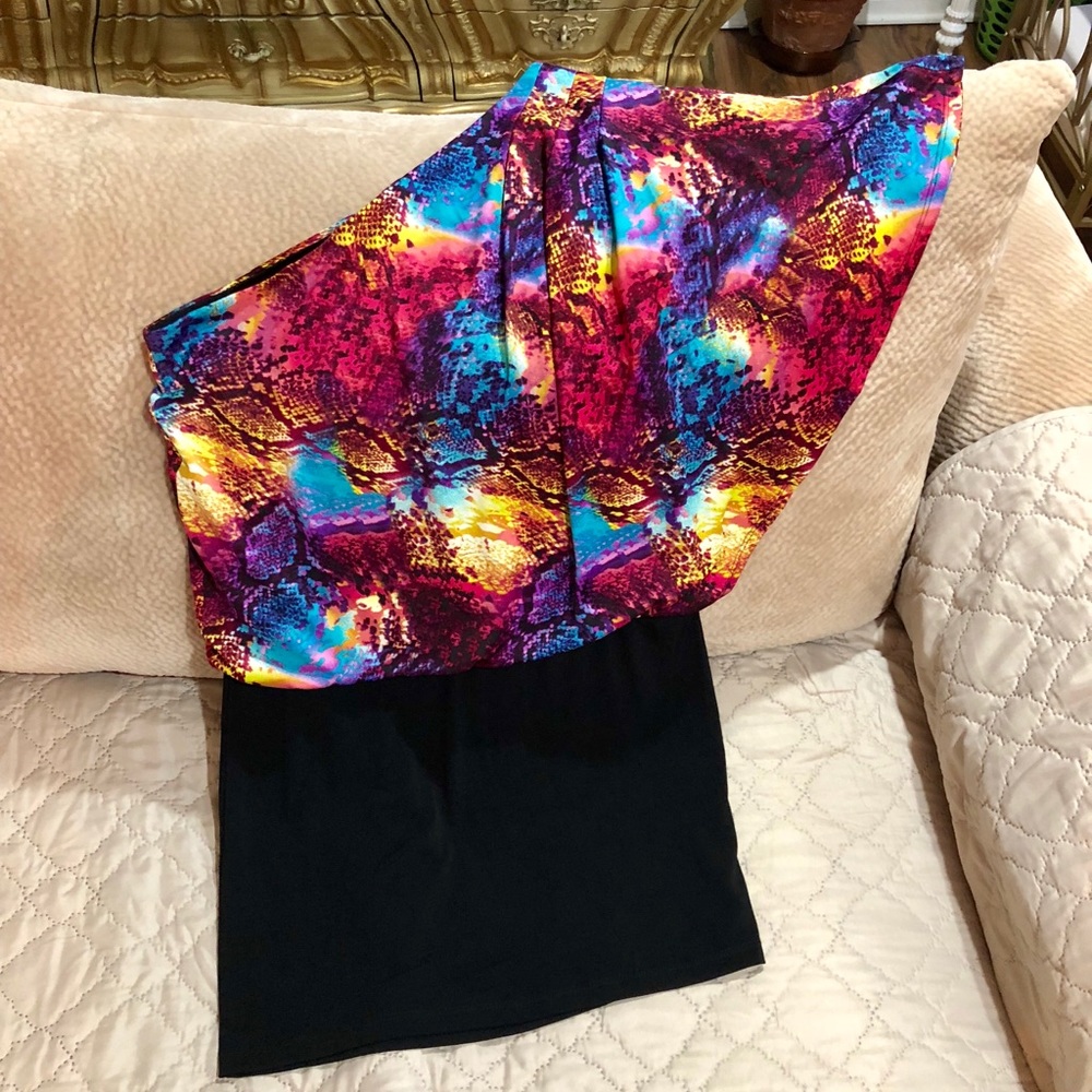 Speechless New One Shoulder Floral Top Dress